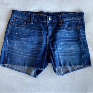 J.crew indigo jean shorts